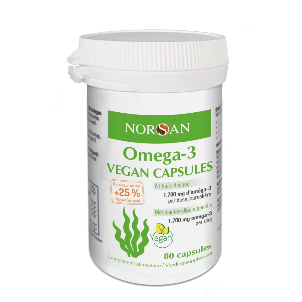 Omega 3 Vegan Capsules riches en EPA & DHA NORSAN
