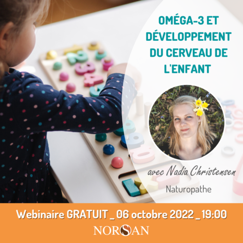 Webinaire oméga-3 et enfants